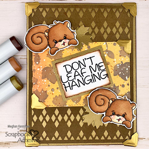 Don't Leaf Me Hanging Card by Meghan Kennihan for Scrapbook Adhesives by 3L