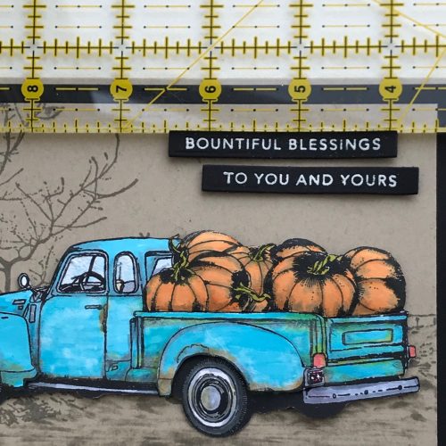 Bountiful Blessings Fall Card by Judy Hayes for Scrapbook Adhesives by 3L