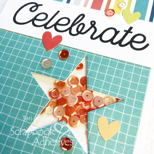 Easy Shaker Birthday Cards by Teri Anderson for Scrapbook Adhesives by 3L