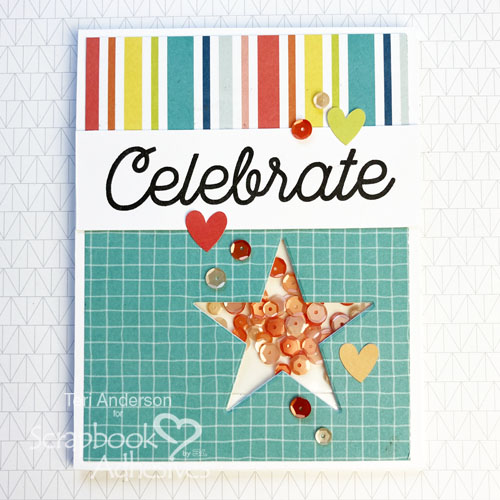 Easy Shaker Birthday Cards by Teri Anderson for Scrapbook Adhesives by 3L