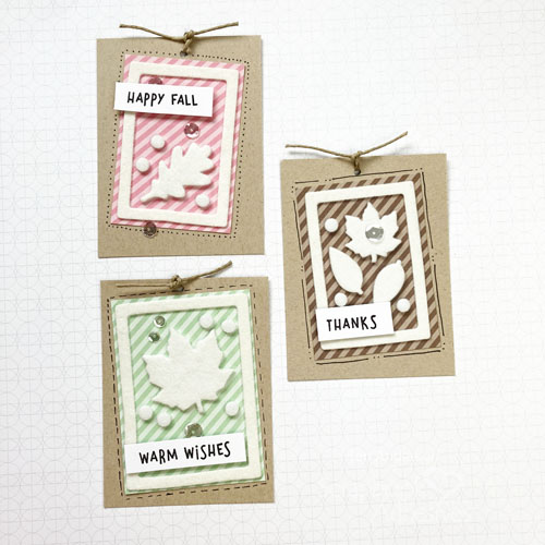 Easy Leaf Gift Tag Tutorial |by Teri Anderson fo rScrapbook Adhesives by 3L 