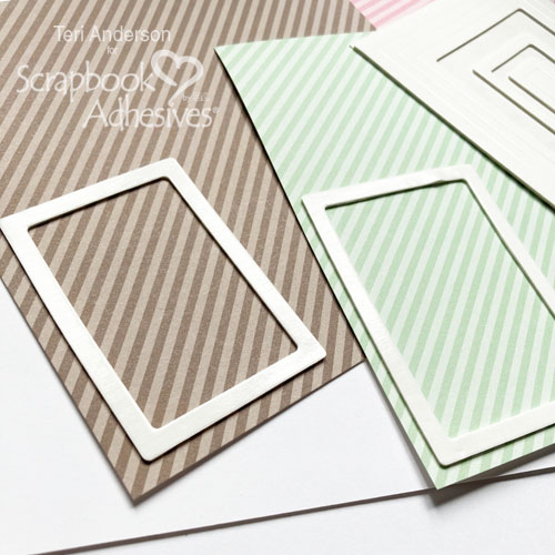 Easy Leaf Gift Tag Tutorial |by Teri Anderson fo rScrapbook Adhesives by 3L