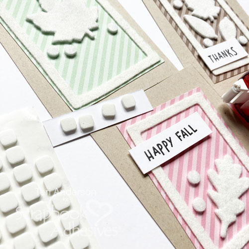 Easy Leaf Gift Tag Tutorial |by Teri Anderson fo rScrapbook Adhesives by 3L