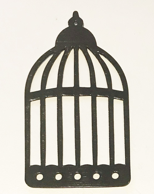 Glittered Cage Fall Card by Yvonne van de Grijp for Scrapbook Adhesives by 3L