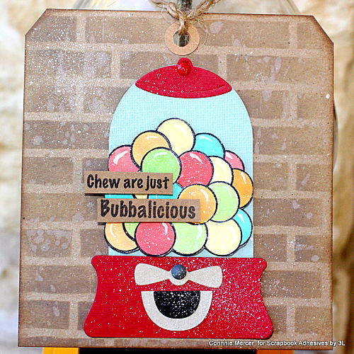 Fun Dome + Jar Gift Tags by Connie Mercer for Scrapbook Adhesives by 3L
