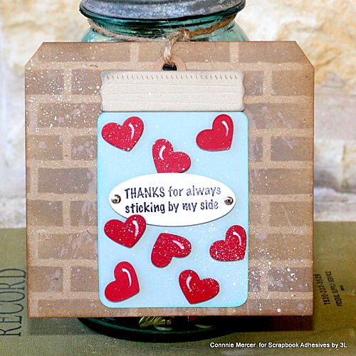 Fun Dome + Jar Gift Tags by Connie Mercer for Scrapbook Adhesives by 3L