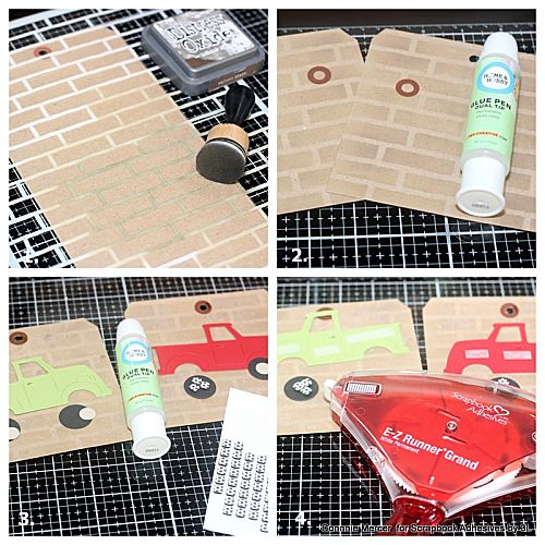 Truck Load of Holiday Gift Tags by Connie Mercer for Scrapbook Adhesives by 3L 