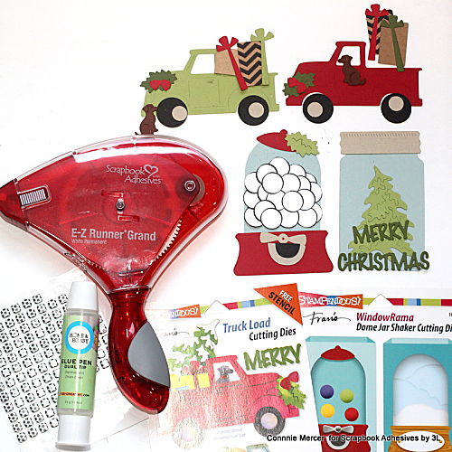 Truck Load of Holiday Gift Tags by Connie Mercer for Scrapbook Adhesives by 3L 