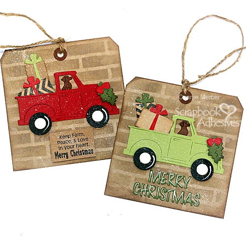 Truck Load of Holiday Gift Tags by Connie Mercer for Scrapbook Adhesives by 3L 