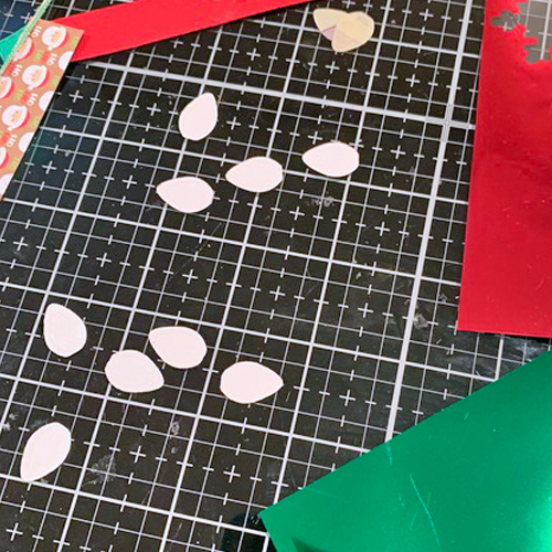 Elf Emma with Foiled Lights Card by Meghan Kennihan for Scrapbook Adhesives by 3L