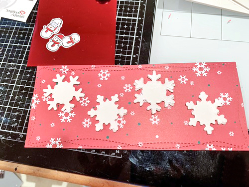 Foiled Snowflake + Snowmen Holiday Card by Meghan Kennihan for Scrapbook Adhesives by 3L