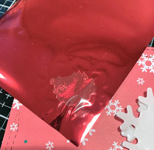 Foiled Snowflake + Snowmen Holiday Card by Meghan Kennihan for Scrapbook Adhesives by 3L