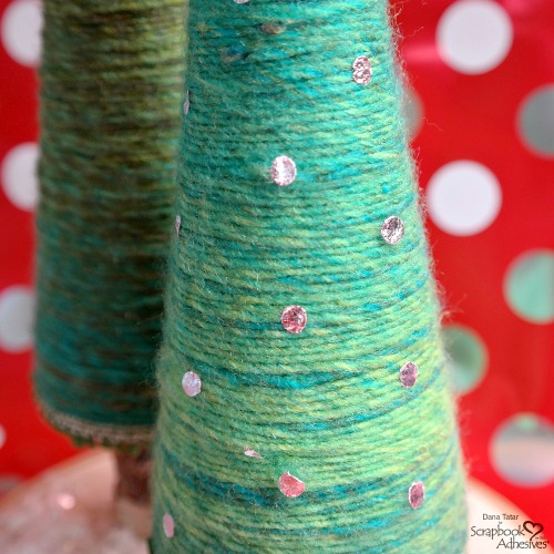 Yarn Tree Holiday Décor by Dana Tatar for Scrapbook Adhesives by 3L