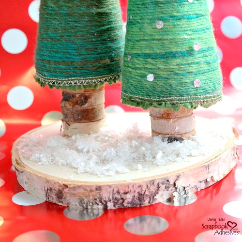 Yarn Tree Holiday Décor by Dana Tatar for Scrapbook Adhesives by 3L