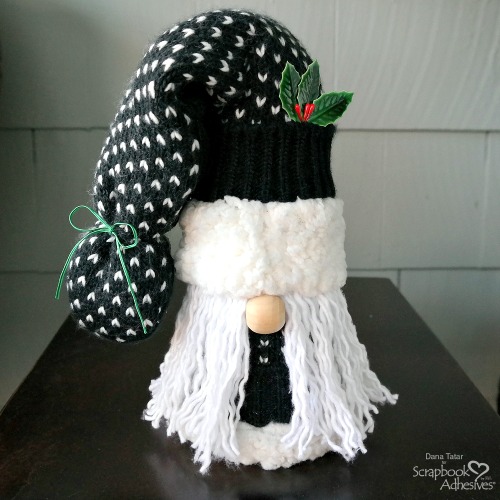 No-Sew Mop Gnome Tutorial by Dana Tatar for Scrapbook Adhesives by 3L 