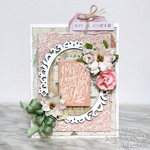 Ornate Christmas Card by Tracy McLennon for Scrapbook Adhesives by 3L