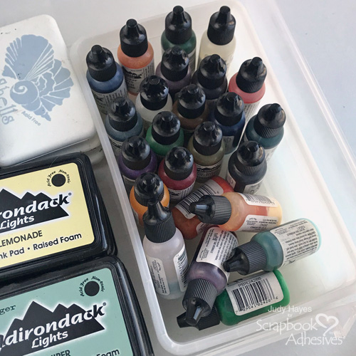 DIY Crafty Organization Box Tutorial by Judy Hayes for Scrapbook Adhesives by 3L