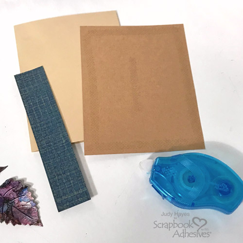 Foil + Inky Leaves Card Technique by Judy Hayes for Scrapbook Adhesives by 3L