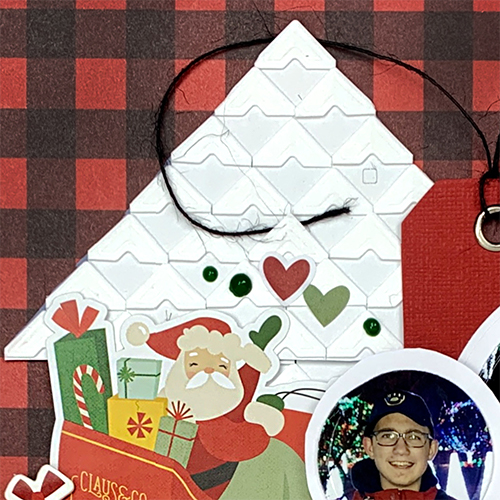 Christmas Tree Scrapbook Layout using Creative Photo Corners by Christine Meyer for Scrapbook Adhesives by 3L