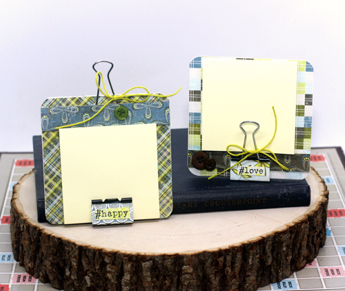 Cute Mini Coaster Clipboard by Connie Mercer for Scrapbook Adhesives by 3L
