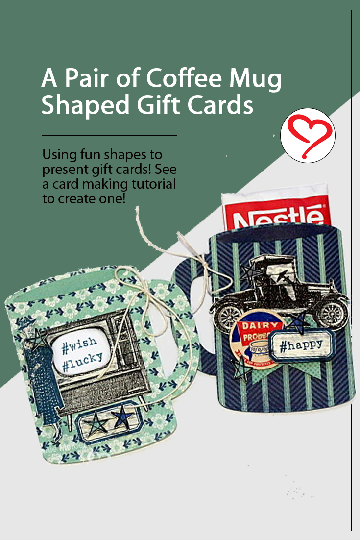 A Pair of Coffee Mug Gift Cards by Connie Mercer for Scrapbook Adhesives by 3L Pinterest