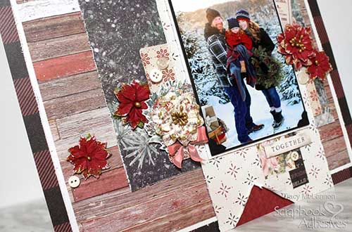 Together Dimensional Scrapbook Page by Tracy McLennon for Scrapbook Adhesives by 3L 