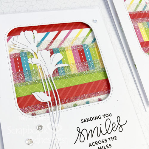 Flower Window Cards by Teri Anderson for Scrapbook Adhesives by 3L