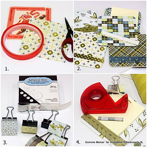 Cute Mini Coaster Clipboard by Connie Mercer for Scrapbook Adhesives by 3L