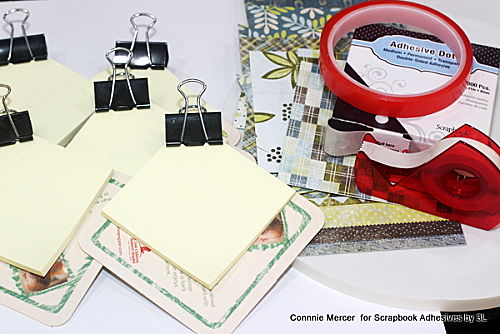 Cute Mini Coaster Clipboard by Connie Mercer for Scrapbook Adhesives by 3L