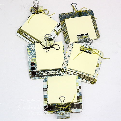 Cute Mini Coaster Clipboard by Connie Mercer for Scrapbook Adhesives by 3L