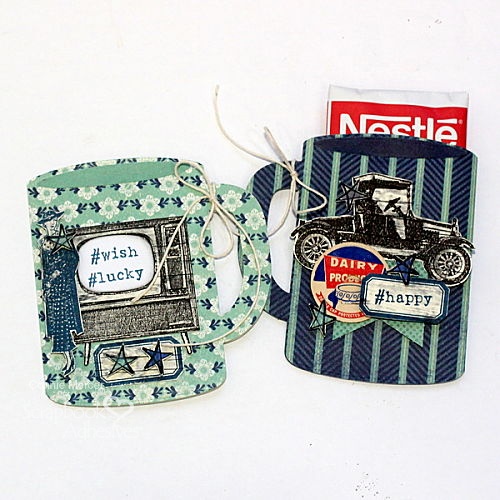 A Pair of Coffee Mug Gift Cards by Connie Mercer for Scrapbook Adhesives by 3L 