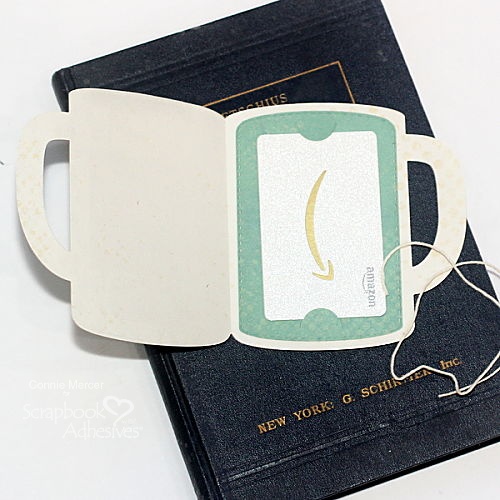 A Pair of Coffee Mug Gift Cards by Connie Mercer for Scrapbook Adhesives by 3L