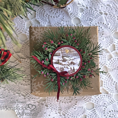 Holiday Package Topper by Judy Hayes for Scrapbook Adhesives by 3L