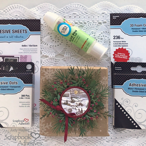 Holiday Package Topper by Judy Hayes for Scrapbook Adhesives by 3L