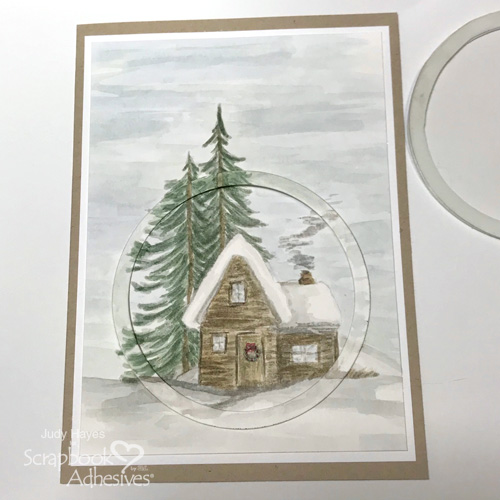 Winter Wonders Shaker Card by Judy Hayes for Scrapbook Adhesives by 3L