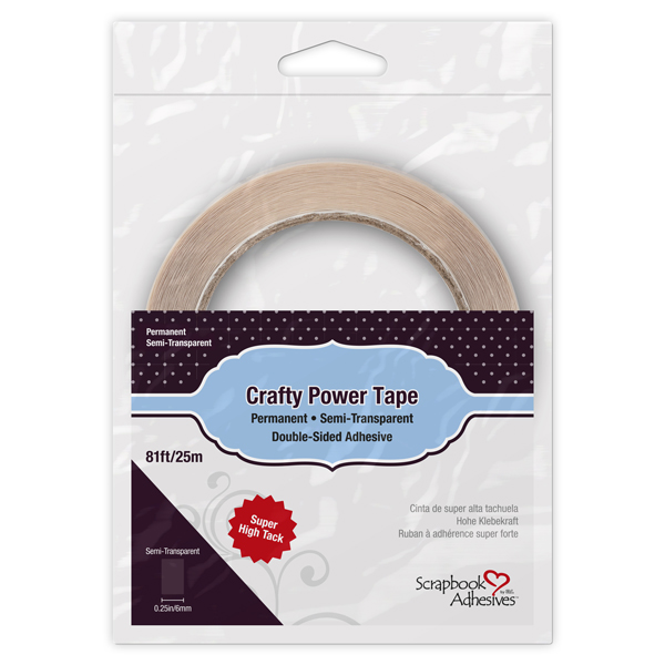 2021 New Product: 01407 Crafty Power Tape in Polybag (81ft) 