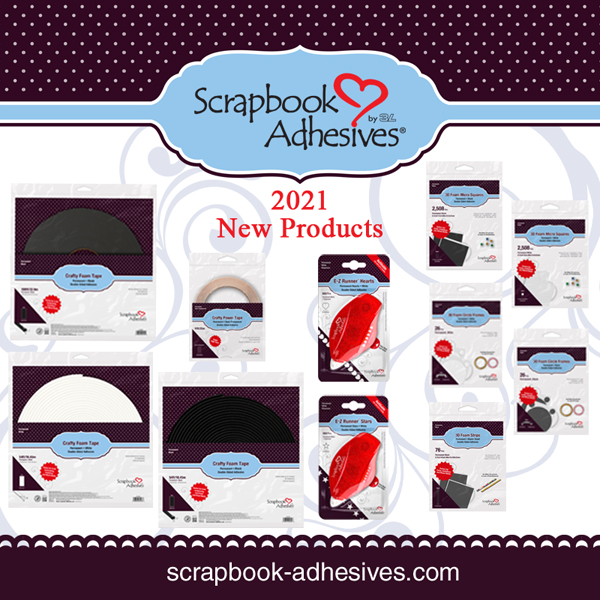 Line Up of the 2021 New Product from Scrapbook Adhesives by 3L