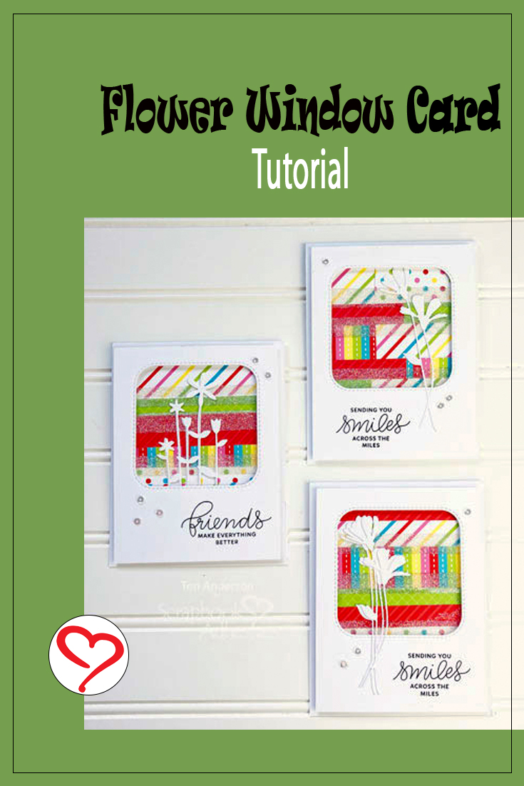 Flower Window Cards by Teri Anderson for Scrapbook Adhesives by 3L Pinterest