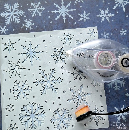 Clothespin Snowflakes for Winter Crafts by Dana Tatar for Scrapbook Adhesives by 3L