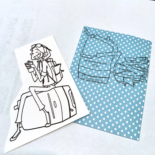 Live to Travel Luggage Tags by Meghan Kennihan for Scrapbook Adhesives by 3L