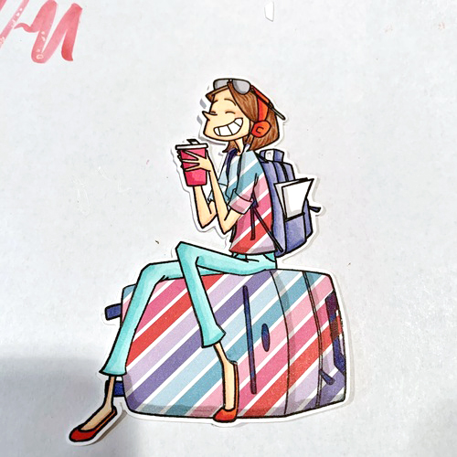 Live to Travel Luggage Tags by Meghan Kennihan for Scrapbook Adhesives by 3L
