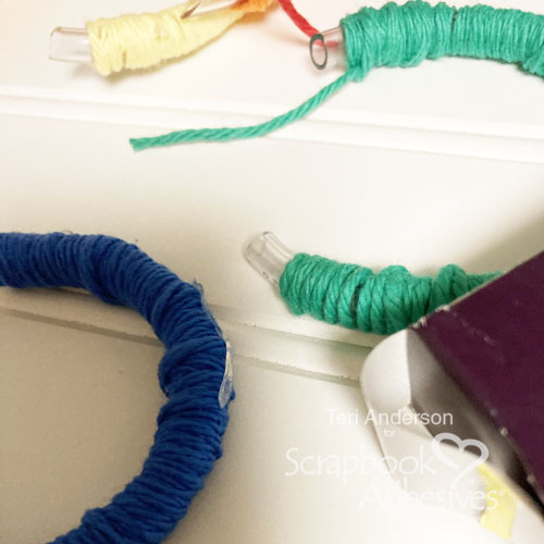 Rainbow Wall Hanging by Teri Anderson for Scrapbook Adhesives by 3L