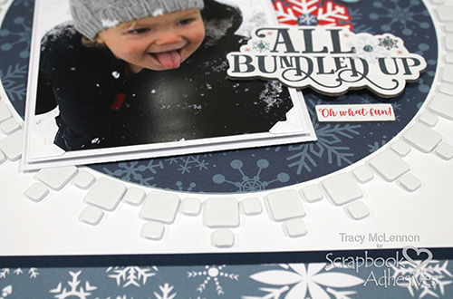 Bundled Up Scrapbook Layout by Tracy McLennon for Scrapbook Adhesives by 3L