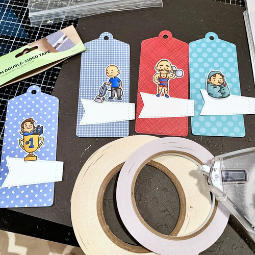 Unique Masculine Bookmarks by Meghan Kennihan for Scrapbook Adhesives by 3L 