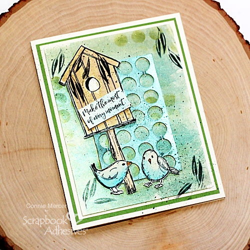 Dimensional Every Moment Mixed Media Card by Connie Mercer for Scrapbook Adhesives by 3L