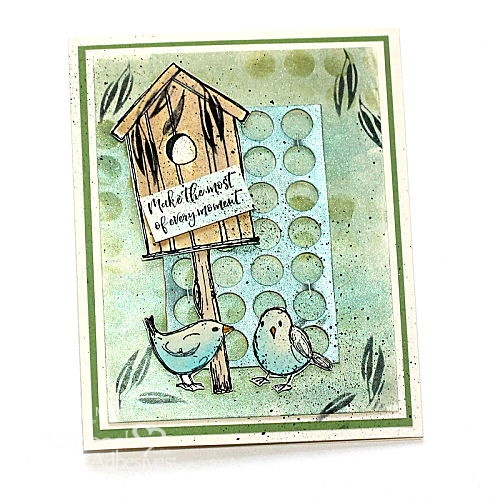 Dimensional Every Moment Mixed Media Card by Connie Mercer for Scrapbook Adhesives by 3L