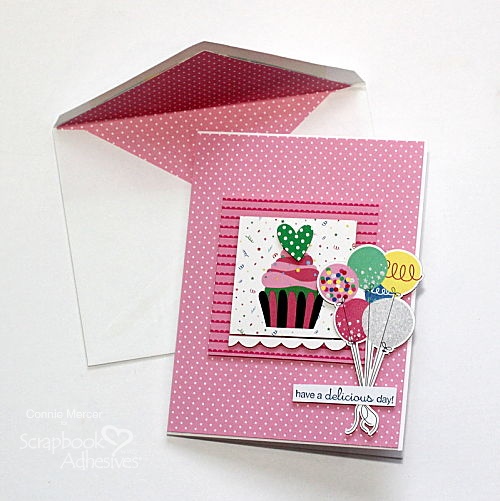 Delicious Birthday Card Duo by Connie Mercer for Scrapbook Adhesives by 3L