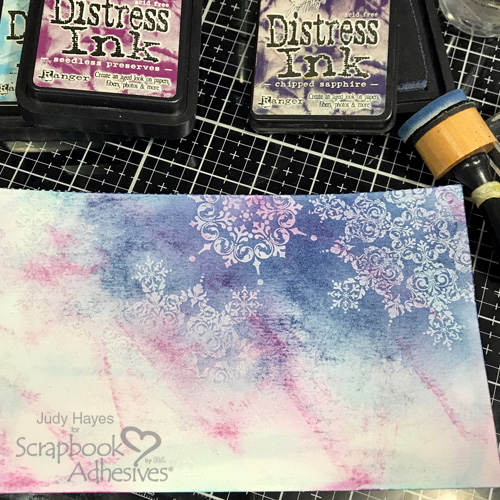 Sparkly Snowflake is Unique Card by Judy Hayes for Scrapbook Adhesives by 3L