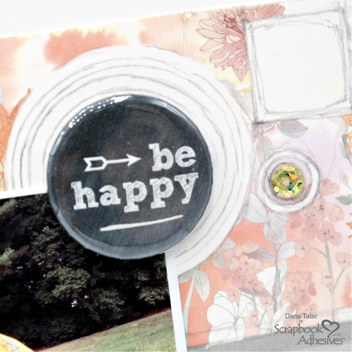 Good Vibes Scrapbook Layout by Dana Tatar for Scrapbook Adhesives by 3L