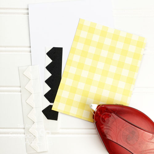 Aloha Nodding Pineapple Card by Teri Anderson for Scrapbook Adhesives by 3L